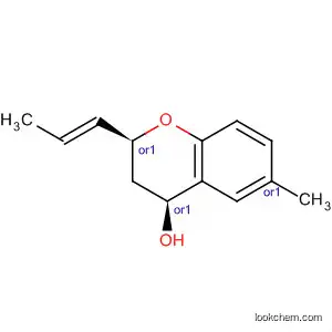 2H-1-Benzopyran-4-ol, 3,4-dihydro-6-methyl-2-(1-propenyl)-, cis-