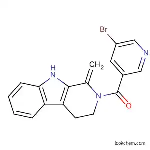 1H-Pyrido[3,4-b]indole,
2-[(5-bromo-3-pyridinyl)carbonyl]-2,3,4,9-tetrahydro-1-methylene-