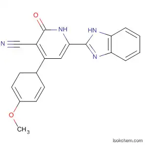 Molecular Structure of 62306-39-2 (3-Pyridinecarbonitrile,
6-(1H-benzimidazol-2-yl)-1,2-dihydro-4-(4-methoxyphenyl)-2-oxo-)
