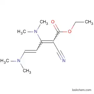 2,4-Pentadienoic acid, 2-cyano-3,5-bis(dimethylamino)-, ethyl ester
