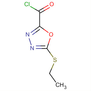 1,3,4-OXADIAZOLE-2-CARBONYL CHLORIDE,5-(ETHYLTHIO)-CAS