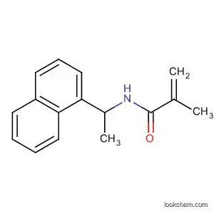 Molecular Structure of 62445-88-9 (2-Propenamide, 2-methyl-N-[1-(1-naphthalenyl)ethyl]-)