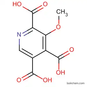 Molecular Structure of 62489-26-3 (2,4,5-Pyridinetricarboxylic  acid,  3-methoxy-)