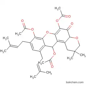 5,9,11-トリス(アセチルオキシ)-3,3-ジメチル-6,8-ビス(3-メチル-2-ブテニル)ピラノ[3,2-a]キサンテン-12(3H)-オン