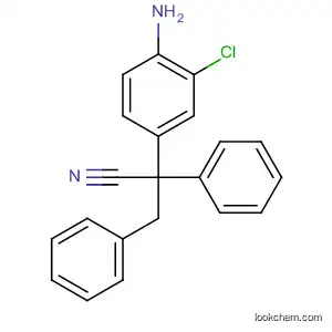 Molecular Structure of 62567-84-4 (Benzenepropanenitrile, a-(4-amino-3-chlorophenyl)-a-phenyl-)