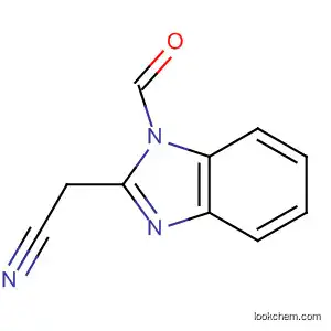 Molecular Structure of 62591-10-0 (1H-Benzimidazole-2-acetonitrile,alpha-formyl-(9CI))