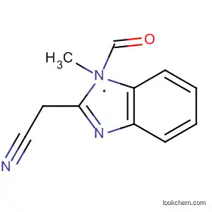 1H-벤즈이미다졸-2-아세토니트릴,알파-포르밀-1-메틸-(9CI)