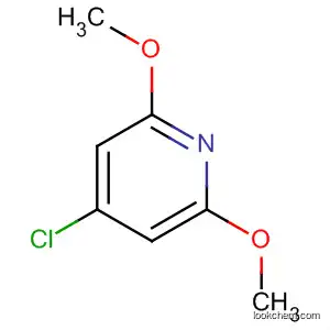 Molecular Structure of 62616-14-2 (Pyridine,4-chloro-2,6-dimethoxy-)