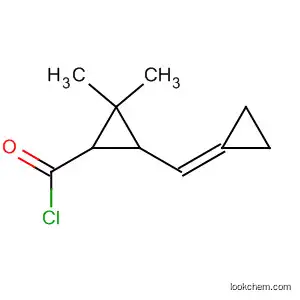 시클로프로판카르보닐 클로라이드, 3-(시클로프로필리덴메틸)-2,2-디메틸-, 트랜스-(9CI)