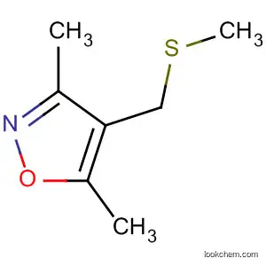 Molecular Structure of 62679-06-5 (Isoxazole, 3,5-dimethyl-4-[(methylthio)methyl]- (9CI))