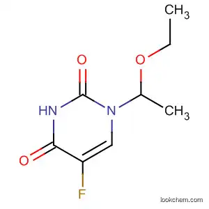 Molecular Structure of 62679-91-8 (1-(1-Ethoxyethyl)-5-fluorouracil)
