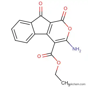 Molecular Structure of 62681-26-9 (ethyl 3-amino-1,9-dioxo-1,9-dihydroindeno[2,1-c]pyran-4-carboxylate)