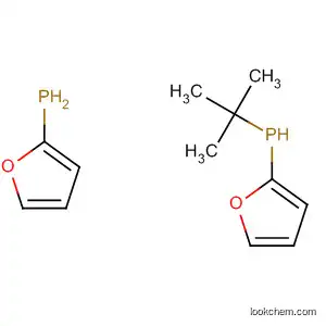 Molecular Structure of 62754-64-7 (Phosphine, (1,1-dimethylethyl)di-2-furanyl-)