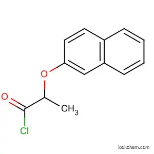 Molecular Structure of 62782-37-0 (2-(2-naphthyloxy)propanoyl chloride)