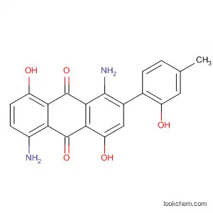 Molecular Structure of 62799-00-2 (9,10-Anthracenedione,
1,5-diamino-4,8-dihydroxy-2-(2-hydroxy-4-methylphenyl)-)