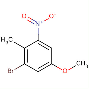 Benzene, 1-bromo-5-methoxy-2-methyl-3-nitro-