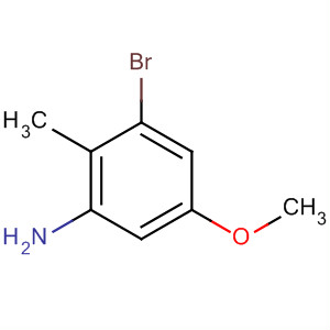 Benzenamine, 3-bromo-5-methoxy-2-methyl-
