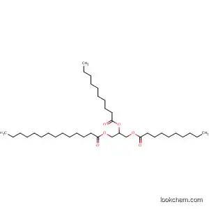 Molecular Structure of 62833-19-6 (Tetradecanoic acid, 2,3-bis[(1-oxodecyl)oxy]propyl ester)