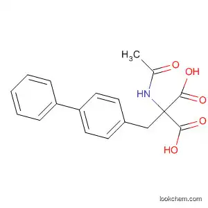 Molecular Structure of 63024-22-6 (Propanedioic acid, (acetylamino)([1,1'-biphenyl]-4-ylmethyl)-)