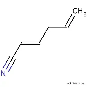 Molecular Structure of 63329-95-3 (2,5-Hexadienenitrile, (E)-)