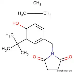 Molecular Structure of 63485-14-3 (1H-Pyrrole-2,5-dione, 1-[[3,5-bis(1,1-diMethylethyl)-4-hydroxyphenyl]Methyl]-)