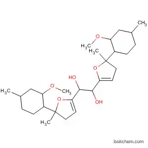 Molecular Structure of 63646-82-2 (2,2'-[1,2-Ethanediylbis(oxy)]bis[tetrahydro-5-(2-methoxy-4-methylphenyl)-5-methylfuran])