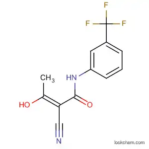 Molecular Structure of 63927-51-5 (2-CYANO-3-HYDROXY-N-[3-(TRIFLUOROMETHYL)PHENYL]-2-BUTENAMIDE)