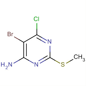 5-Bromo-6-chloro-2-(methylthio)-4-pyrimidinamine