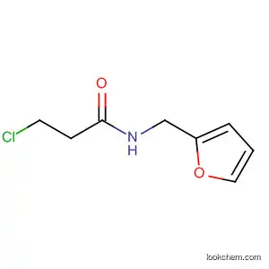 Molecular Structure of 64017-87-4 (3-chloro-N-(2-furylmethyl)propanamide)