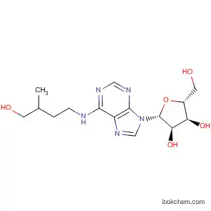 Molecular Structure of 64070-21-9 (Adenosine, N-(4-hydroxy-3-methylbutyl)-, (R)-)