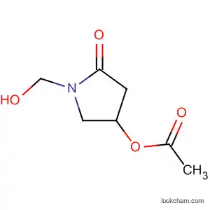 Molecular Structure of 64097-46-7 (4-(acetyloxy)-1-(hydroxyMethyl)-2-Pyrrolidinone)