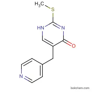 Molecular Structure of 64107-41-1 (4(1H)-Pyrimidinone, 2-(methylthio)-5-(4-pyridinylmethyl)-)