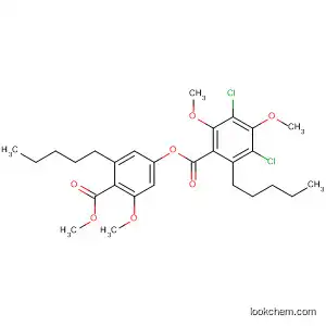 3,5- 디클로로 -2,4- 디메 톡시 -6- 펜틸 벤조산 3- 메 톡시 -4- (메 톡시 카르 보닐) -5- 펜틸 페닐 에스테르