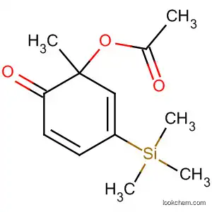 酢酸1-メチル-6-オキソ-3-(トリメチルシリル)-2,4-シクロヘキサジエニル
