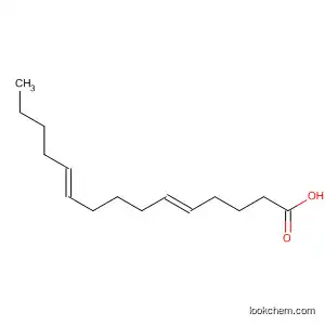 Molecular Structure of 64275-68-9 ((5E,10E)-5,10-Pentadecadienoic acid)