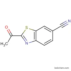 Molecular Structure of 65840-57-5 (6-Benzothiazolecarbonitrile,2-acetyl-(9CI))