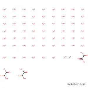 Molecular Structure of 7100-56-3 (Ethanedioic acid, praseodymium(3+) salt (3:2), triacontahydrate)
