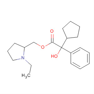 Benzeneacetic acid, a-cyclopentyl-a-hydroxy-,(1-ethyl-2-pyrrolidinyl)methyl ester