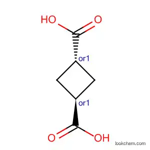 Molecular Structure of 7439-33-0 (Cyclobutane-1α,3β-dicarboxylic acid)