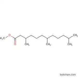 Molecular Structure of 1001-08-7 (3,7,11-Trimethyldodecanoic acid methyl ester)