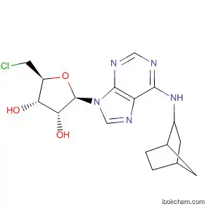 Molecular Structure of 103626-26-2 (N-Bicyclo[2.2.1]hept-2-yl-5'-chloro-5'-deoxyadenosine)