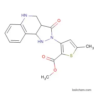 2-Thiophenecarboxylic acid,
3-(3,5-dihydro-3-oxo-2H-pyrazolo[4,3-c]quinolin-2-yl)-5-methyl-, methyl
ester