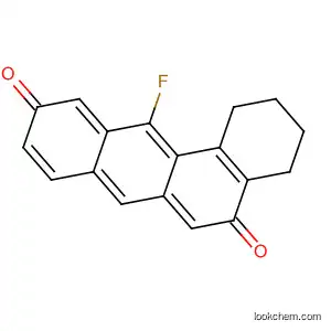Molecular Structure of 104761-53-7 (5-fluoro-1,2,3,4-tetrahydrotetraphene-7,12-dione)