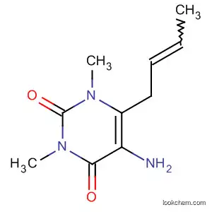 2,4(1H,3H)-Pyrimidinedione, 5-amino-6-(2-butenyl)-1,3-dimethyl-