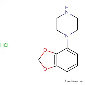 Molecular Structure of 105684-23-9 (1-(BENZO[D][1,3]DIOXOL-4-YL)PIPERAZINE HYDROCHLORIDE)