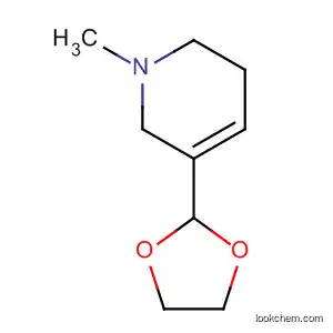 Molecular Structure of 105688-89-9 (Pyridine, 5-(1,3-dioxolan-2-yl)-1,2,3,6-tetrahydro-1-methyl-)