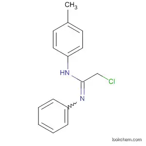 Molecular Structure of 105858-96-6 (Ethanimidamide, 2-chloro-N-(4-methylphenyl)-N'-phenyl-)