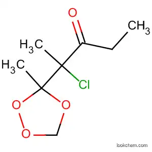 3-Pentanone, 2-chloro-2-(3-methyl-1,2,4-trioxolan-3-yl)-