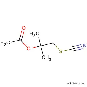 Molecular Structure of 106144-66-5 (Thiocyanic acid, 2-(acetyloxy)-2-methylpropyl ester)