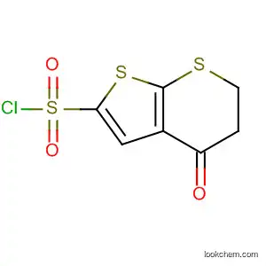 4H-Thieno[2,3-b]thiopyran-2-sulfonyl chloride, 5,6-dihydro-4-oxo-